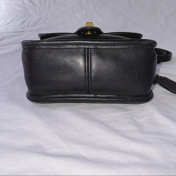 COACH VINTAGE Black MINI WINNIE CROSSBODY SATCHEL BAG 9023 - Picture 5 of 13